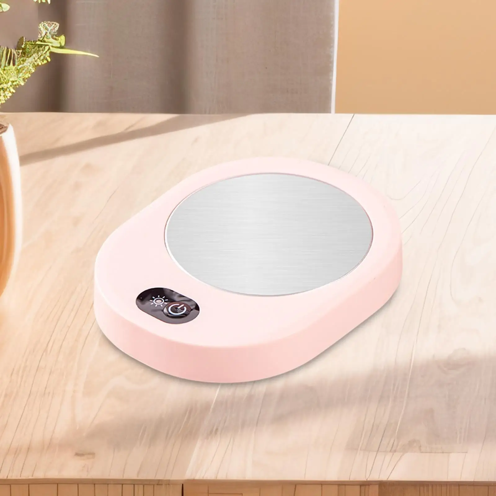 Cangkir pemanas kopi, penghangat cangkir pemanas suhu konstan Anti Slip bantalan penghangat teh untuk dapur rumah asrama kantor