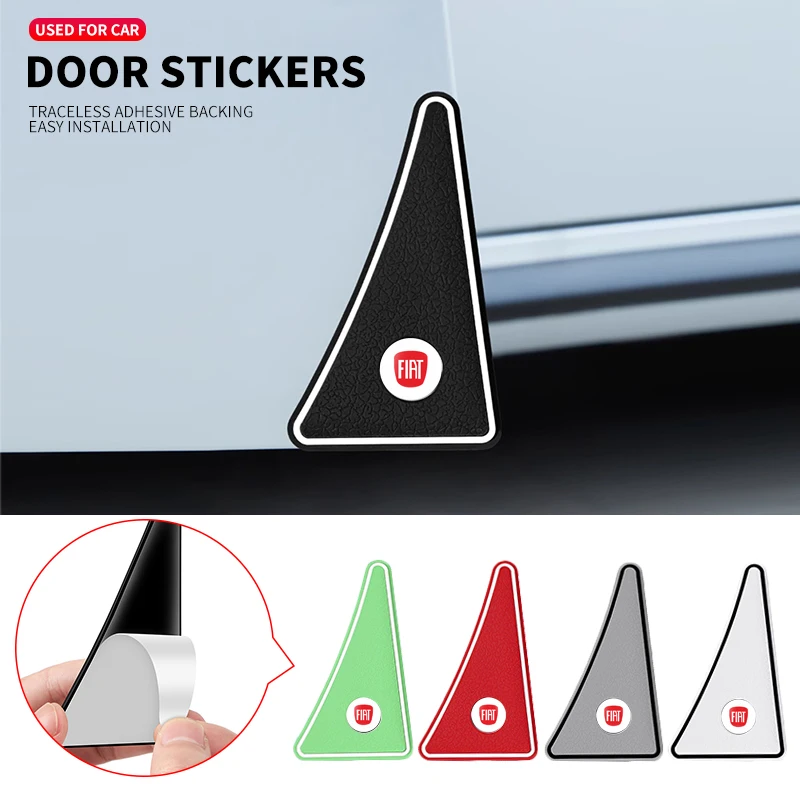 Car Door Angle Anti-collision Protection Accessories For Fiat 500 Abarth Grande Punto Tipo Panda Ducato Stilo Fiorino Doblo FR