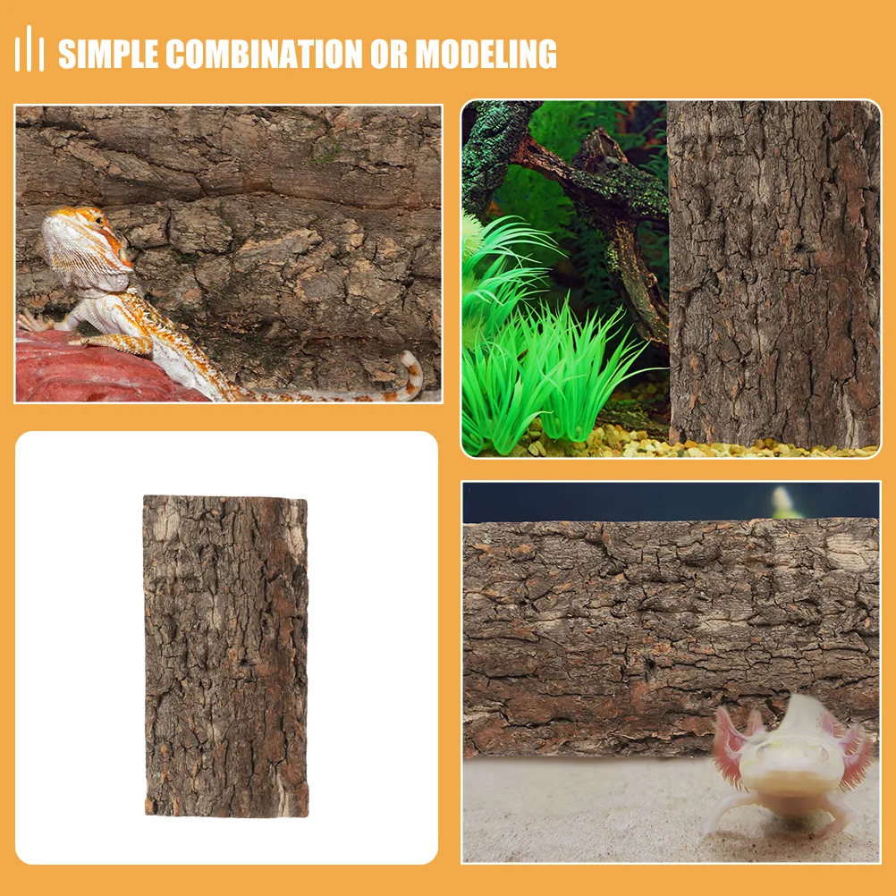 3pcs Cork Bark For Reptiles Te - Aquarium Plant Design ulasan dan harga
