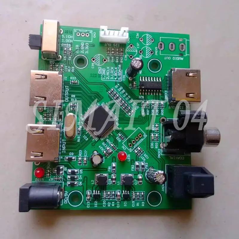 HDMI Digital Interface Separates and Extracts Audio I2S/DSD/Optical/Coaxial HDMI to I2S/IIS