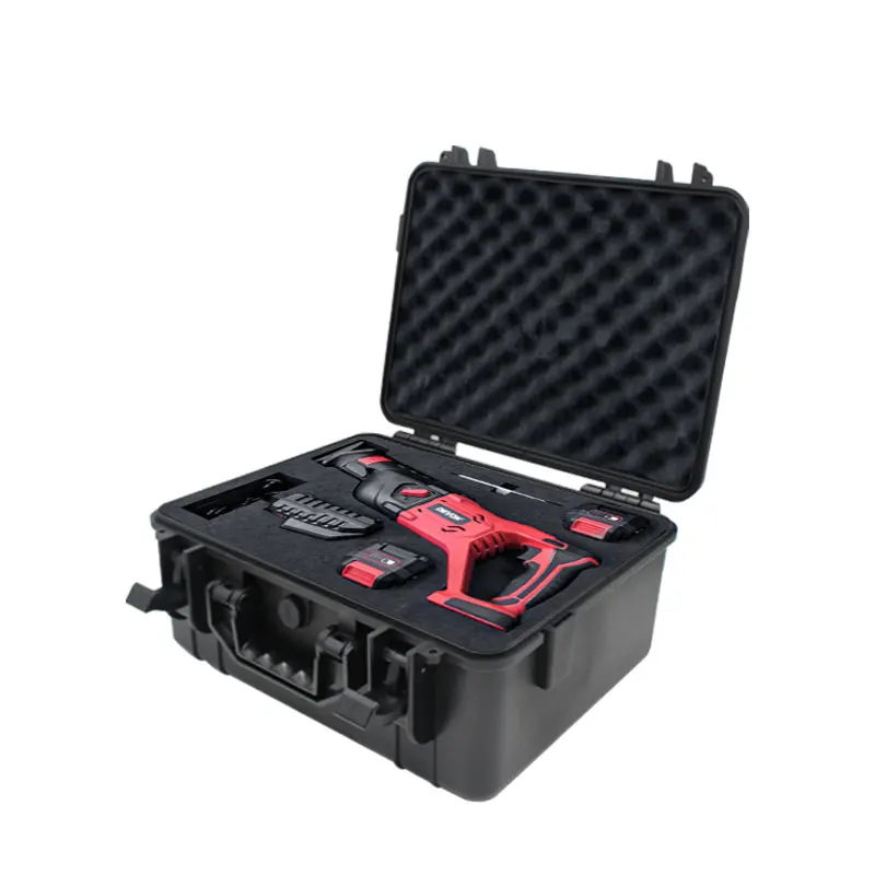 

Professional Waterproof ABS Medical Equipment protection Plastic case Multifunction Hard Toolbox Cut Foam Safety Box with Handle