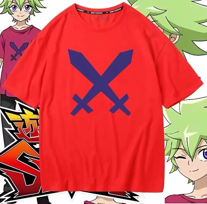

Yu-Gi-Oh SEVENS Anime Casual Unisex T-shirt Short Sleeve Men Woman TEE