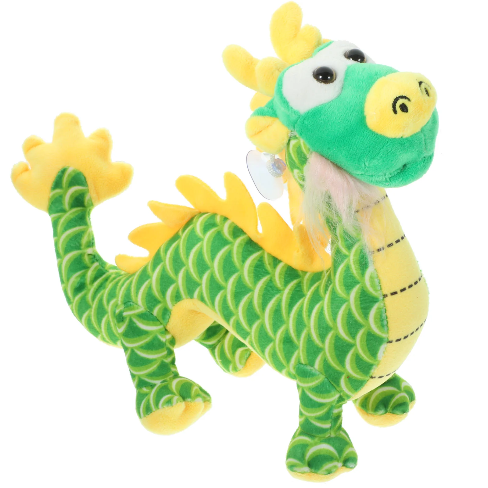 Dragon Stuffed Animals Auspicious Year of The 2024 Mascot Toy Green Pp Cotton Child