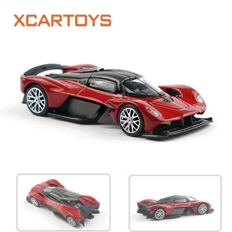 XCARTOYS 1/64 POPRACE Diecast Car Model Valkyrie Supercar Alloy Mini Vehicle Model Collectible Display Ornament Hobby Toy Gift