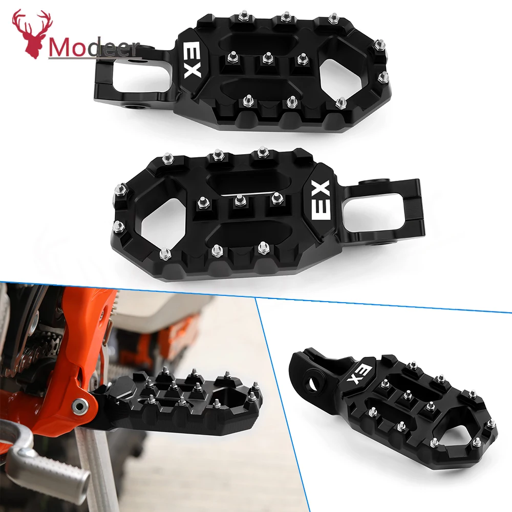 

For Gasgsa EX250 EX300 EX250F EX350F EX450F EX250F 350F 450F EX Motorcycle CNC Foot Pegs Rest Foot Lever Footrests Pedals