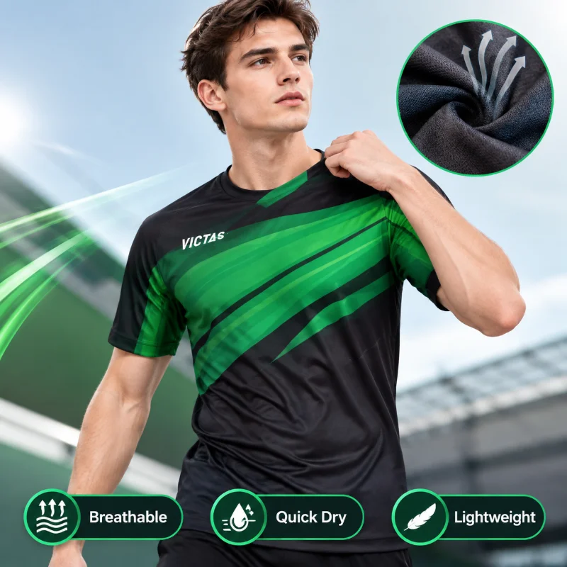 New 3D Printed Men's & Women's Table Tennis Sports Shirts Quick Drying T-shirts Badminton Tennis Gym Training Parent-child Wear