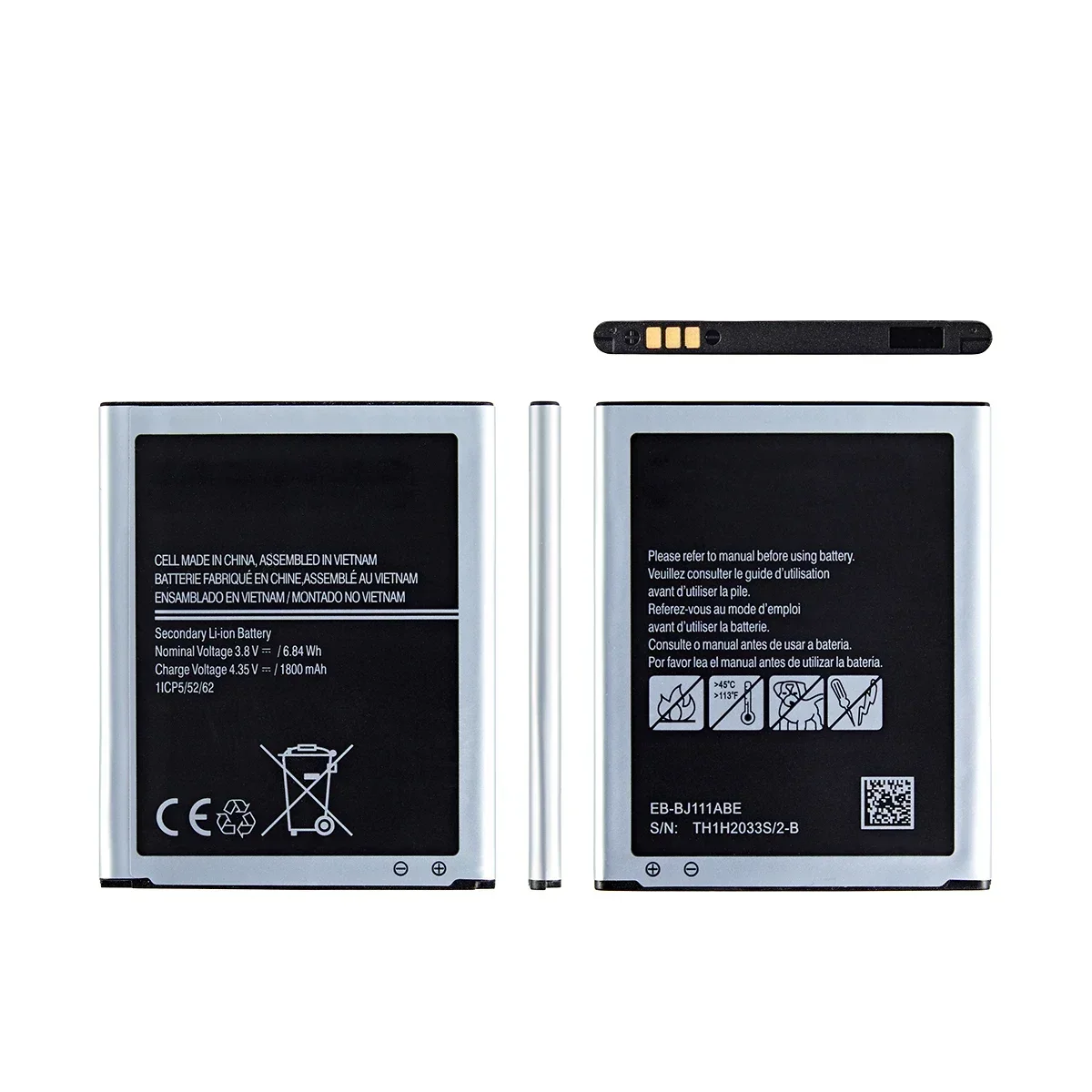 Brand New EB-BJ111ABE 1800mAh Battery For Samsung Galaxy J1 J Ace  J110 SM-J110F J110H J110F J110FM 4G Version