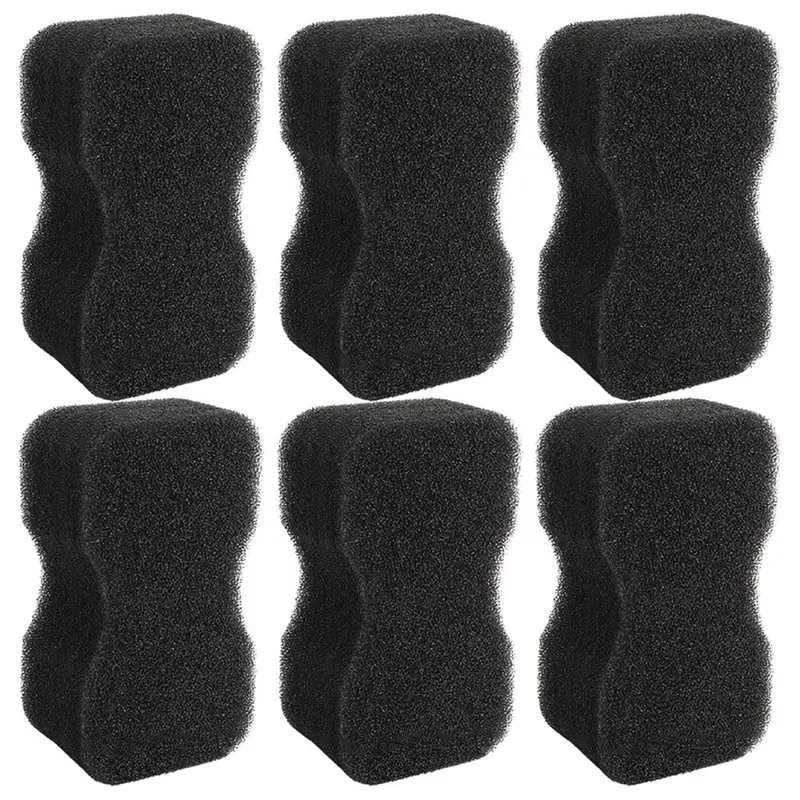 ABHS-6PCS Horse Groomer Sponges Bath Blocks For Cleaning&Massage Easy-Grip Grooming Tool Multifunctional Cleaner Sponges