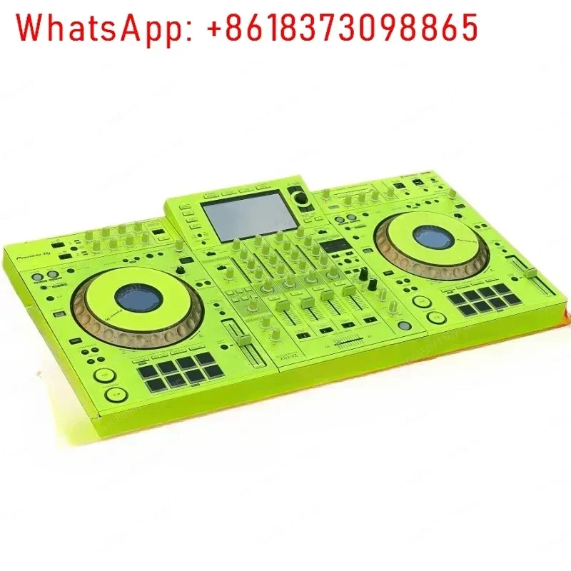 وحدة التحكم في فيلم الملصق xdj-xz xdjxz آلة DJ المتكاملة محاطة بالكامل بمواد الكمبيوتر المستوردة والملصقات الخضراء