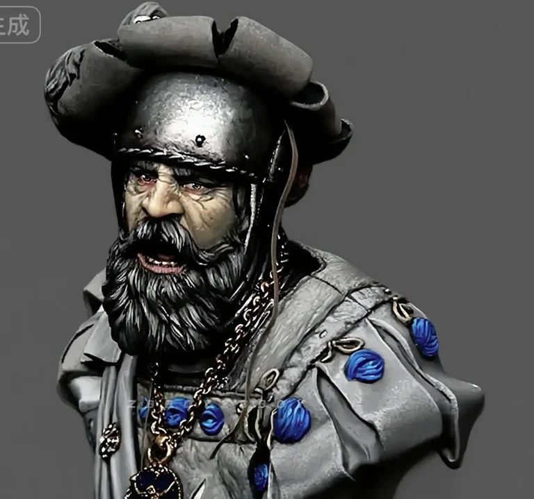 

1/12 Resin model kits figure bust colorless and self-assembled A-2177