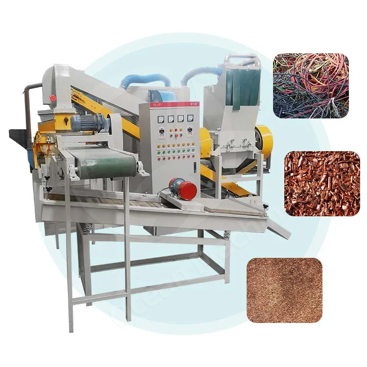 Copper Wire Granulator Cable Recycle Equipment Scrap Copper and Plastic Separator Machine for Sale