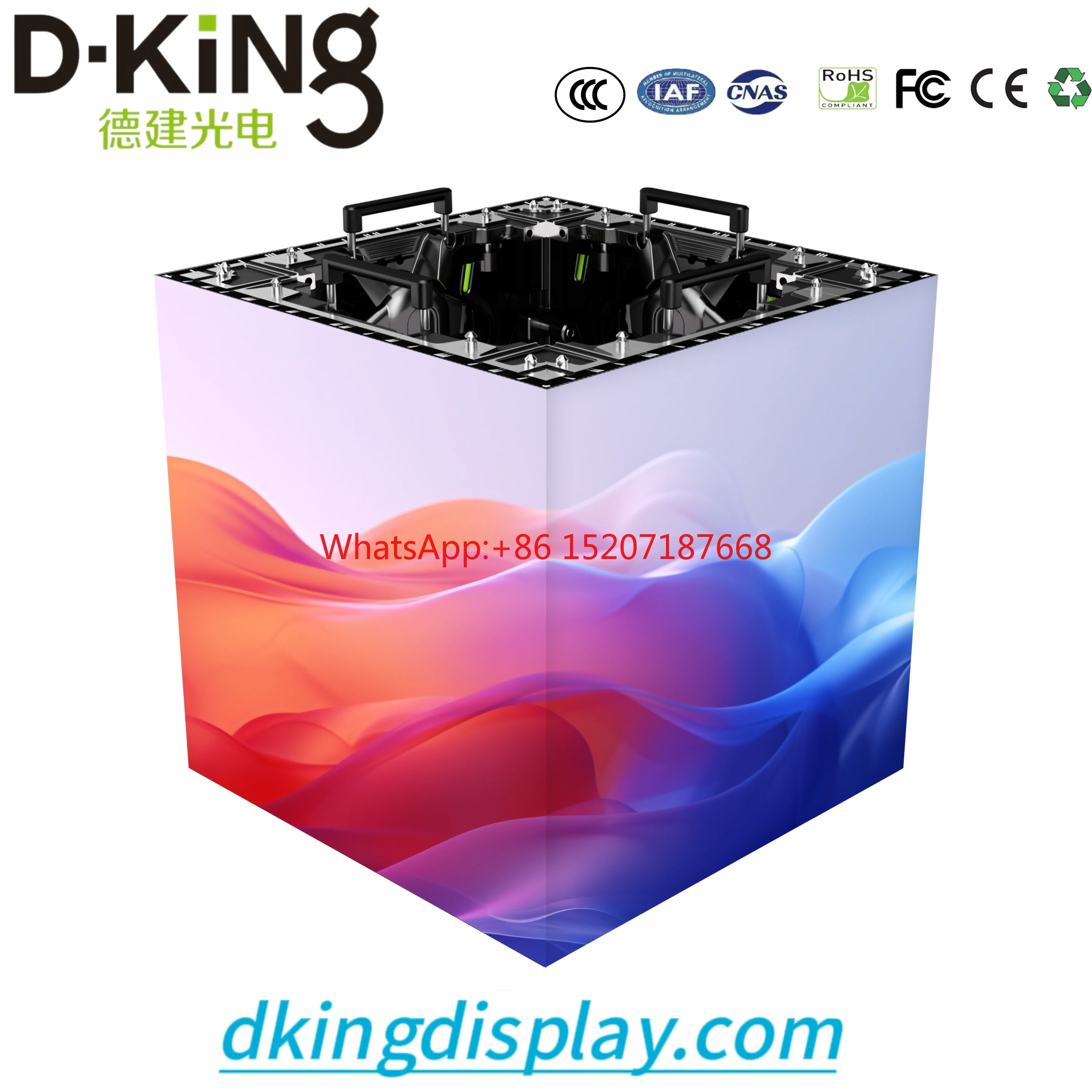 

Seamless Smd Led Video Wall Rental Full Color Led Display P2.976 Outdoor Led Screen For Events 500x500mm Creativity