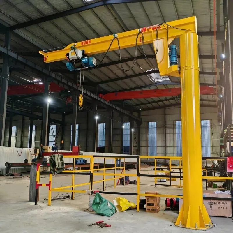 Floor Mounted 3T Electric Rotating Jib Crane Column Cantilever Crane for Factory Lifting Loading Work