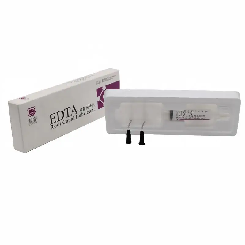 Guanya EDTA Gel Root Canal Lubricant, 5ml Syringe, Dental Endodontic Auxiliary Material for Dental Clinic Root Canal Preparation