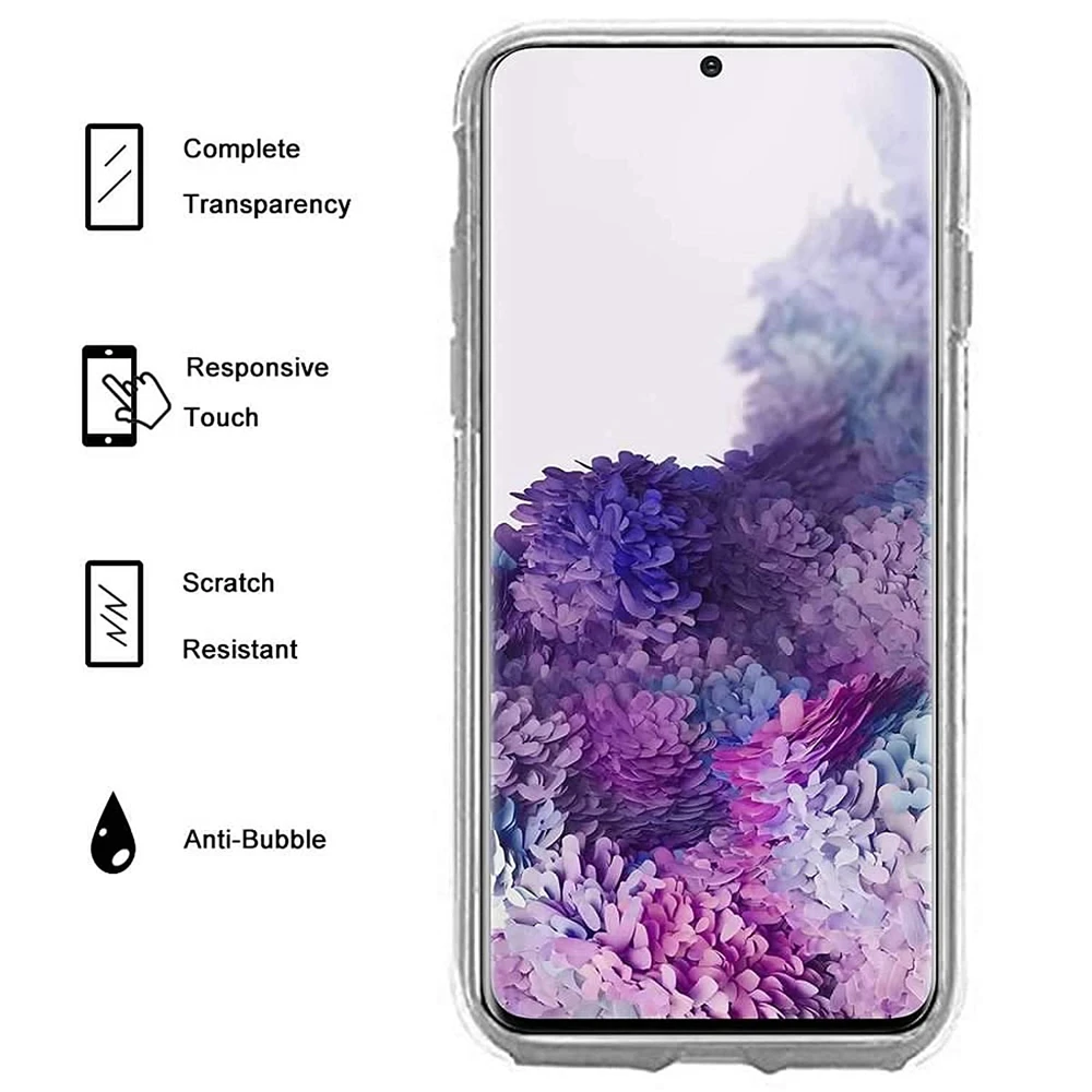 360 Full Clear Case for Samsung Galaxy S22 S21 S23 S20 FE S10 S9 S8 Plus S7Edge Note 20 10 9 Ultra Dual Side Back Phone Cover image 2