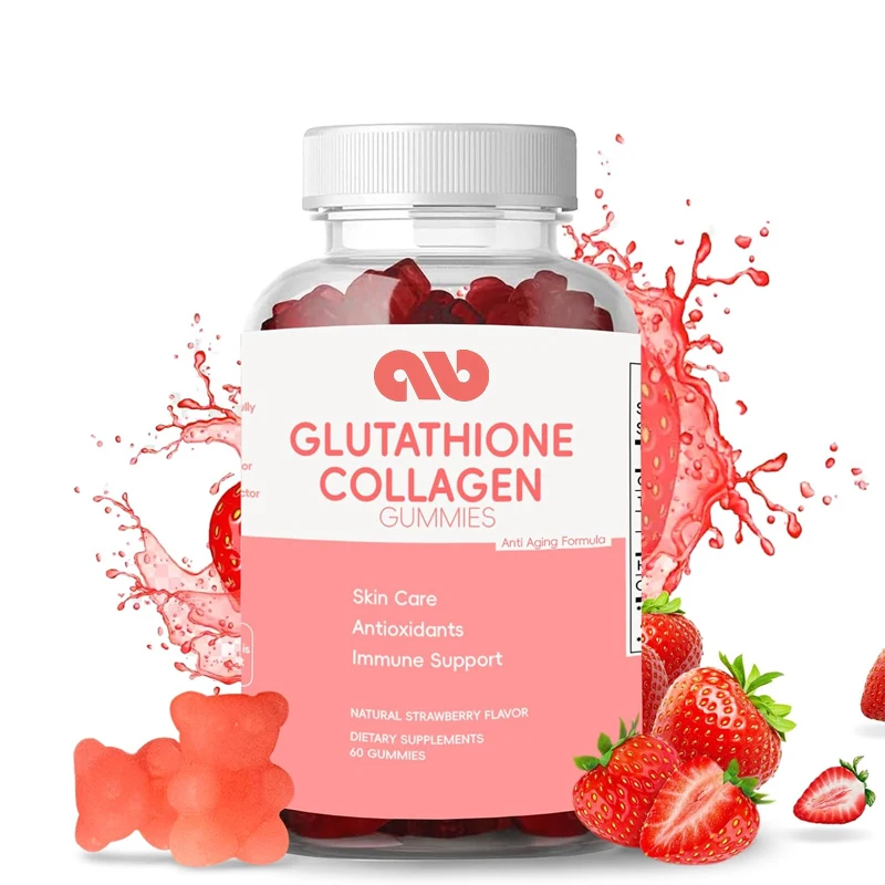 Glutathione collagen gummies | Reduce glutathione and hydrolyzed collagen | Smooth wrinkles, enhance immunity and liver health