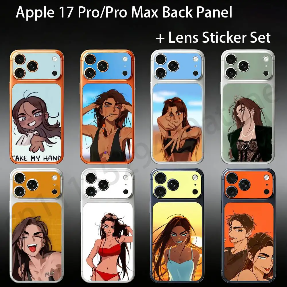 

Anime Alien Stage Hyuna For iPhone 17Pro/ProMax Battry Back Cover with Camera Decal Skin Rear Protective Sticker Film
