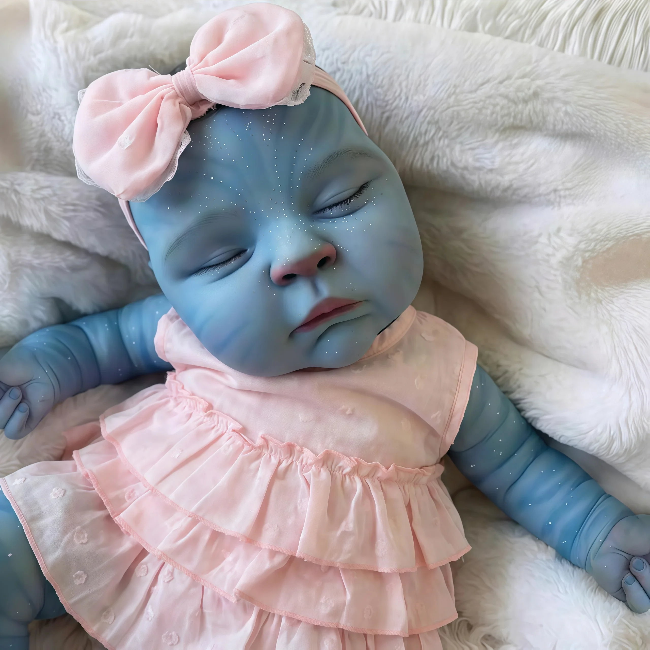 

Кукла-реборн NPK - 19 дюймов, реалистичная, с 3D-кожей, волосами и видимыми венами, ручная работа, размер как у младенца, как на фото.