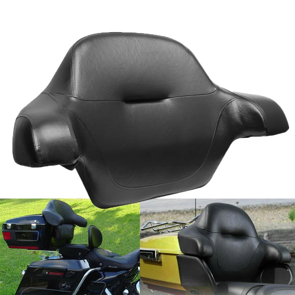 

Motorcycle Wrap-around Chopped KingTour Pack Trunk Backrest Pad For 2014-2020 Harley Electra Glide Road King Tour Pak Pack