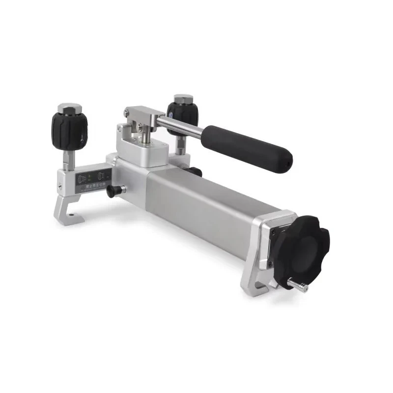HSIN613 Manual Pressure Gauge Transmitter Comparator Calibrator Portable Pneumatic Air Pressure Calibration Hand Pump 60bar