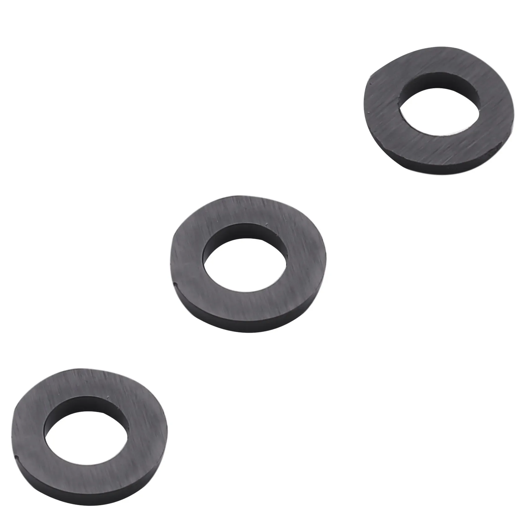 Juntas de isolamento plano, espaçadores de nylon, preto, 200 peças, M3 x 6mm x 1mm