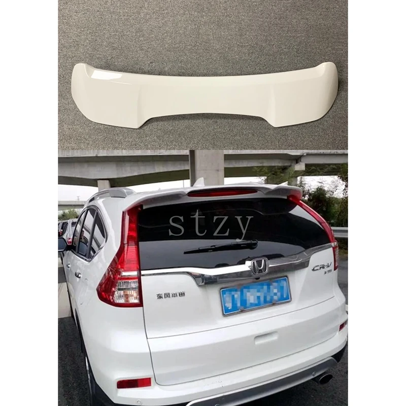 Spoiler For Honda CRV CR-V 2012 - 2016 Rear Trunk Lid Spoiler ABS Material rear wing spoiler Automobile Decoration With Colour