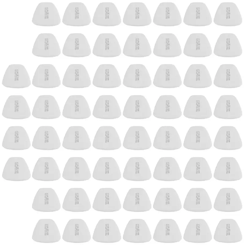 FULL-60PC 5N11 Respirator Filter Cotton For 6200, 6502, 6800, 7502 Series Respirator Against Particulates, Dust, Paint, Sanding