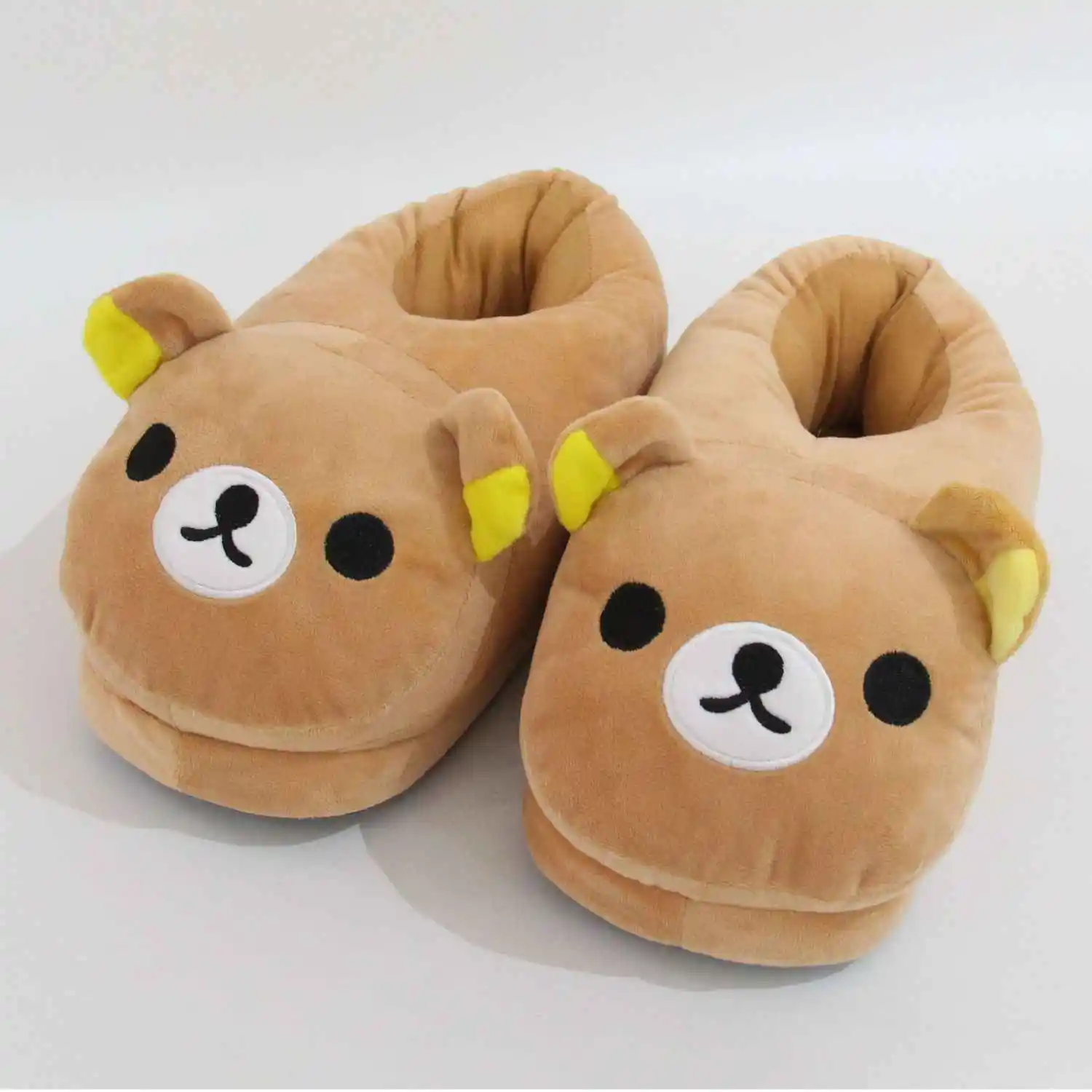 Rilakkuma chinelos y2k kawaii dos desenhos animados anime japão tudo incluído pe geada pelúcia interior casa plana anti deslizamento casal chinelos bonito