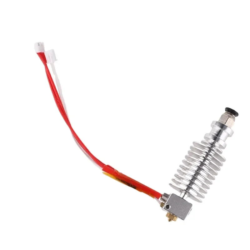 High Precision 3D Printer Nozzle Heating Head Smooth Feeding Extruder Accessories for Stable Printing Performance Compatible