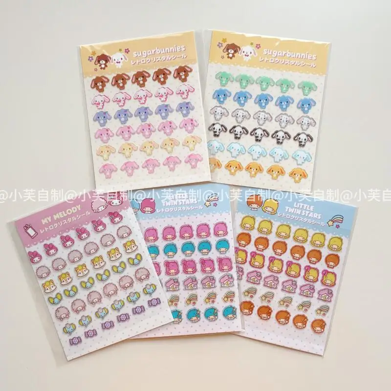 

Kawaii Sugarbunnies Sticker Creative Cartoon Little Twin Star Cute Stickers Diy Material Luggage Decoration Student Reward Gift