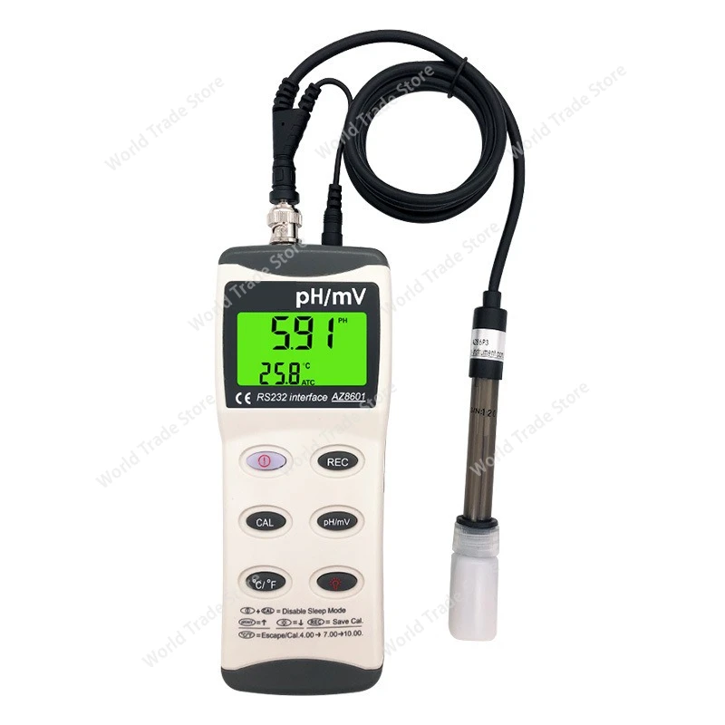 

AZ8601 high-precision ph meter for pH detection, water quality detector, and pH meter