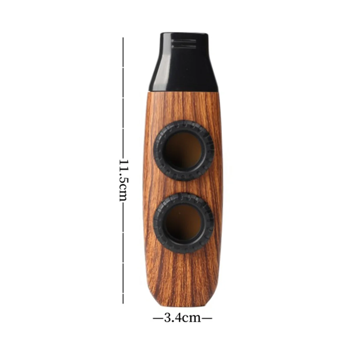 ABMW-Double Hole Design Kazoo Double Membrane Kazoo Accompaniment Ukulele Guitar Violin Portable Musical Instrument-A