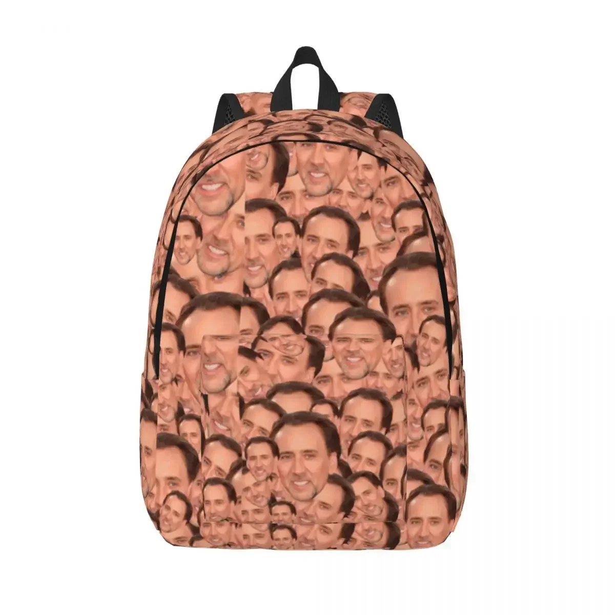 

Nicolas Cage Meme for Teens Student School Book Bags Many Faces Daypack Elementary High College Gift