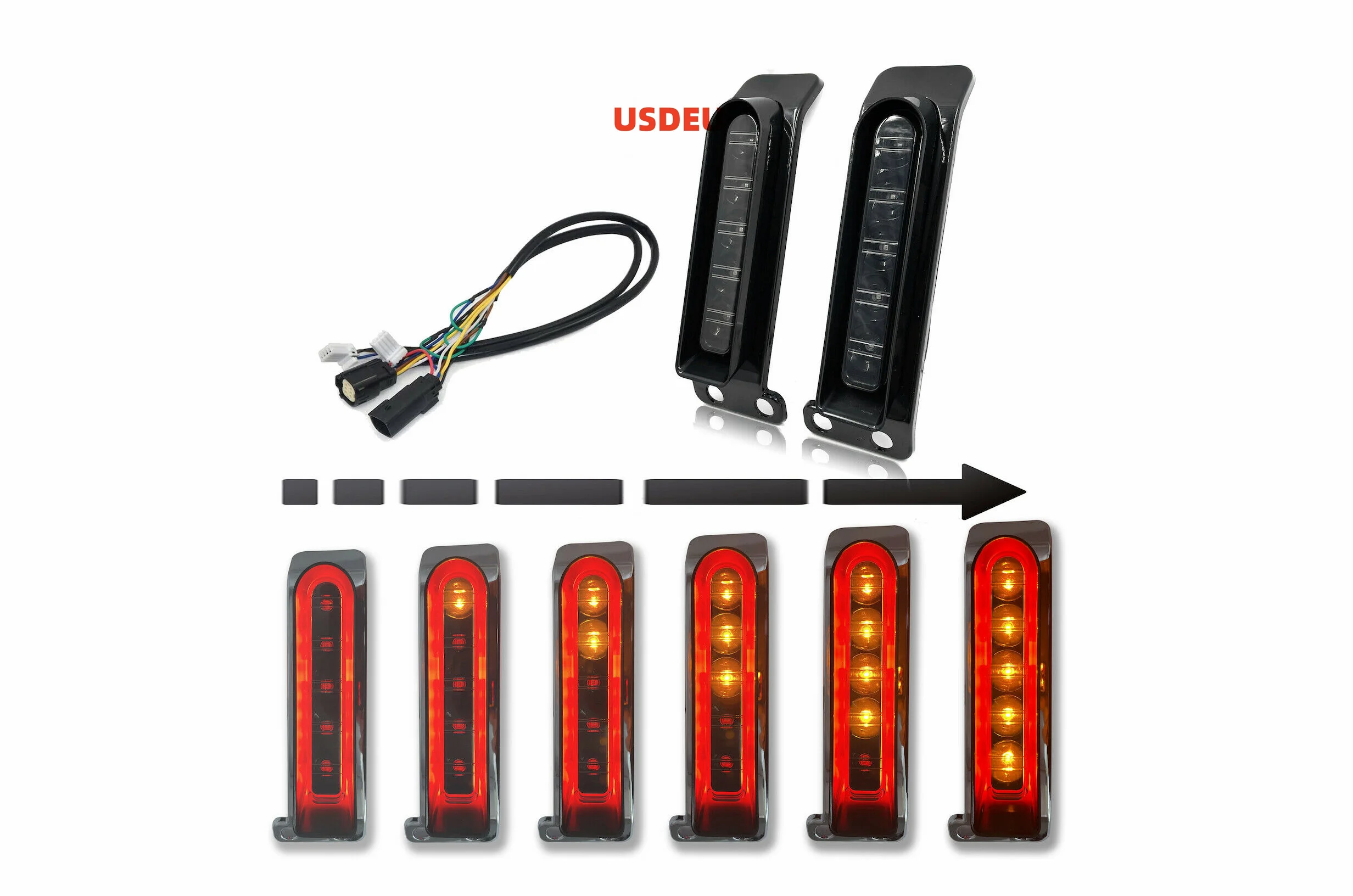 Motorcycle Turn Signals For Fits '14-Later FLHTCU, FLHTCUL, FLHTK, FLHTKL and FLTRU Models.