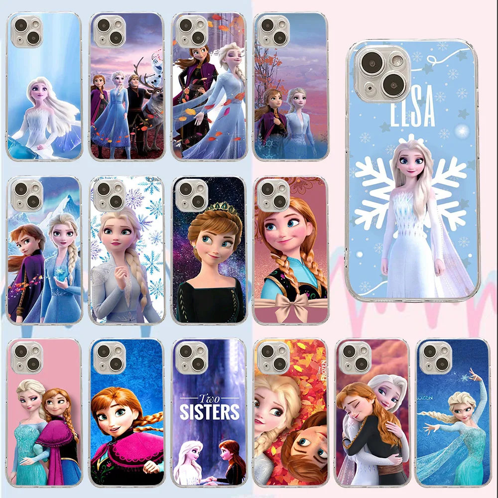 Flexible TPU Case For Tecno Camon 15 16 17 17P 18 18T 18P 18i 19 Pova 2 3 4 Premier Neo Pro WX-25 Frozen Elsa