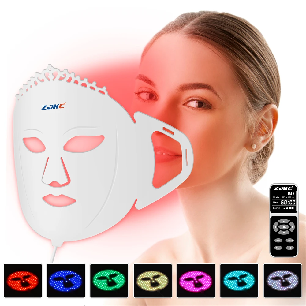 Zjkc Siliconen Rood Licht 360Pcs Led Gezicht Licht Masker Professionele Lamp Schoonheid Masker Voor Huidverzorging Anti Acne Verlichting Pigmentatie