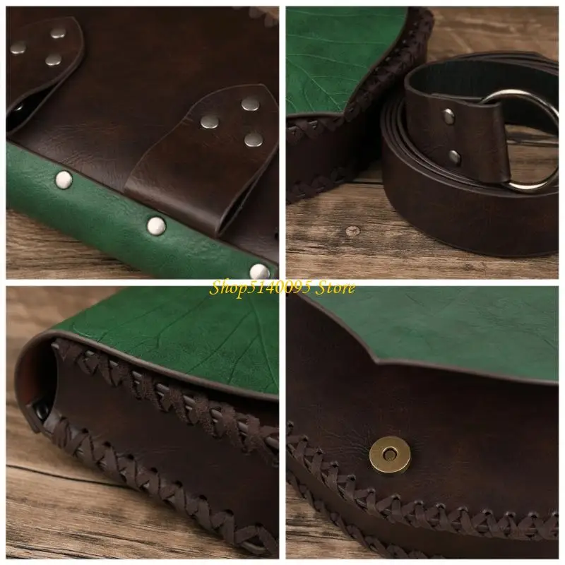 DXAE Prático PU Couro Estilo Gótico Bolsa Organizador para Moedas Cartão e Essencial Leve Portátil para Uso Diário