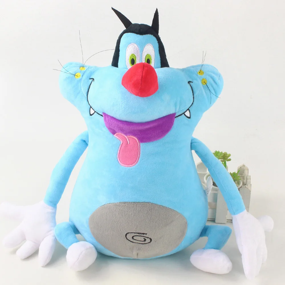 

Oggy and The Cockroaches Plush Toy Creative Doll Soothing Throw Pillow Children's Birthday Gift