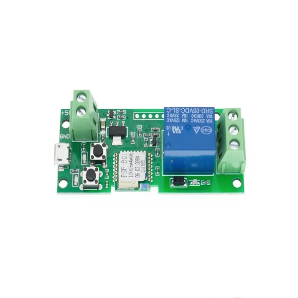 One Way Relay Module DC 5-12V Tap Self-Locking Smart WiFi Wireless Switch Relay Module