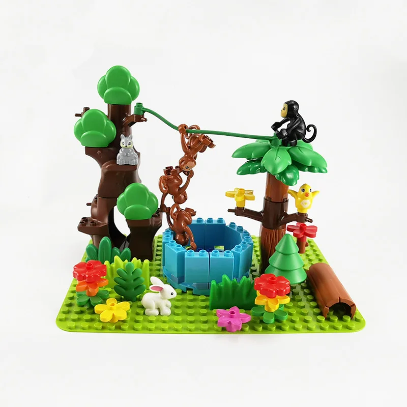 12pcs Big Size Thin Building Block 2x3 Large Brick Assembly Accessories Enlighten Bulk Toys Compatible Large Bricks For Children