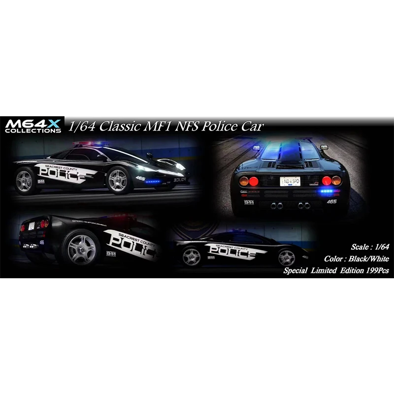 

PreSale MY64 1:64 MCL F1 NFS полимерная модель автомобиля