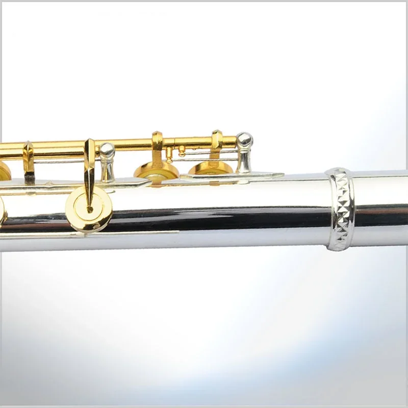

Multi-Purpose Flute 17 Open Hole French Style C Key Adult Beginner Professional