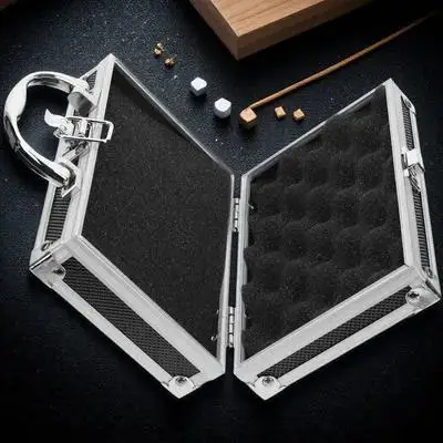 

Portable Aluminum Alloy Tool Box Heavy Duty Structure Large Capacity Storage Smooth Operation Ideal for Tools Hardware Jewelry