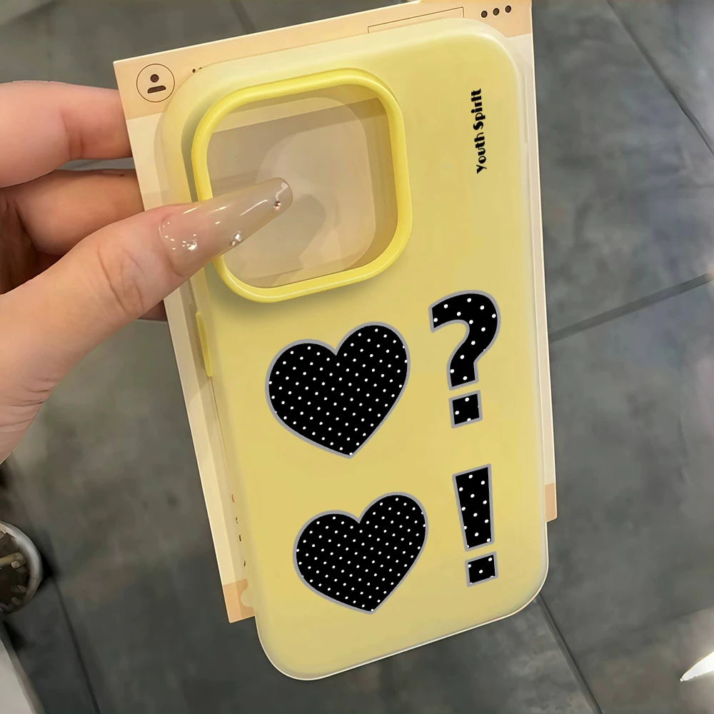 Polka Dot Herz Kreativhülle für Samsung Galaxy S21 S25 S24 S23 Ultra S22 Plus FE A56 A55 A54 A36 A35 A34 5G Stoßfeste Schutzhülle – Detail 8