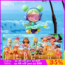 Original Laura Pool Party Series Mystery Blind Box Kawaii Cartoon Action Figure Doll Trendy Toys Model Desktop Ornaments Gift