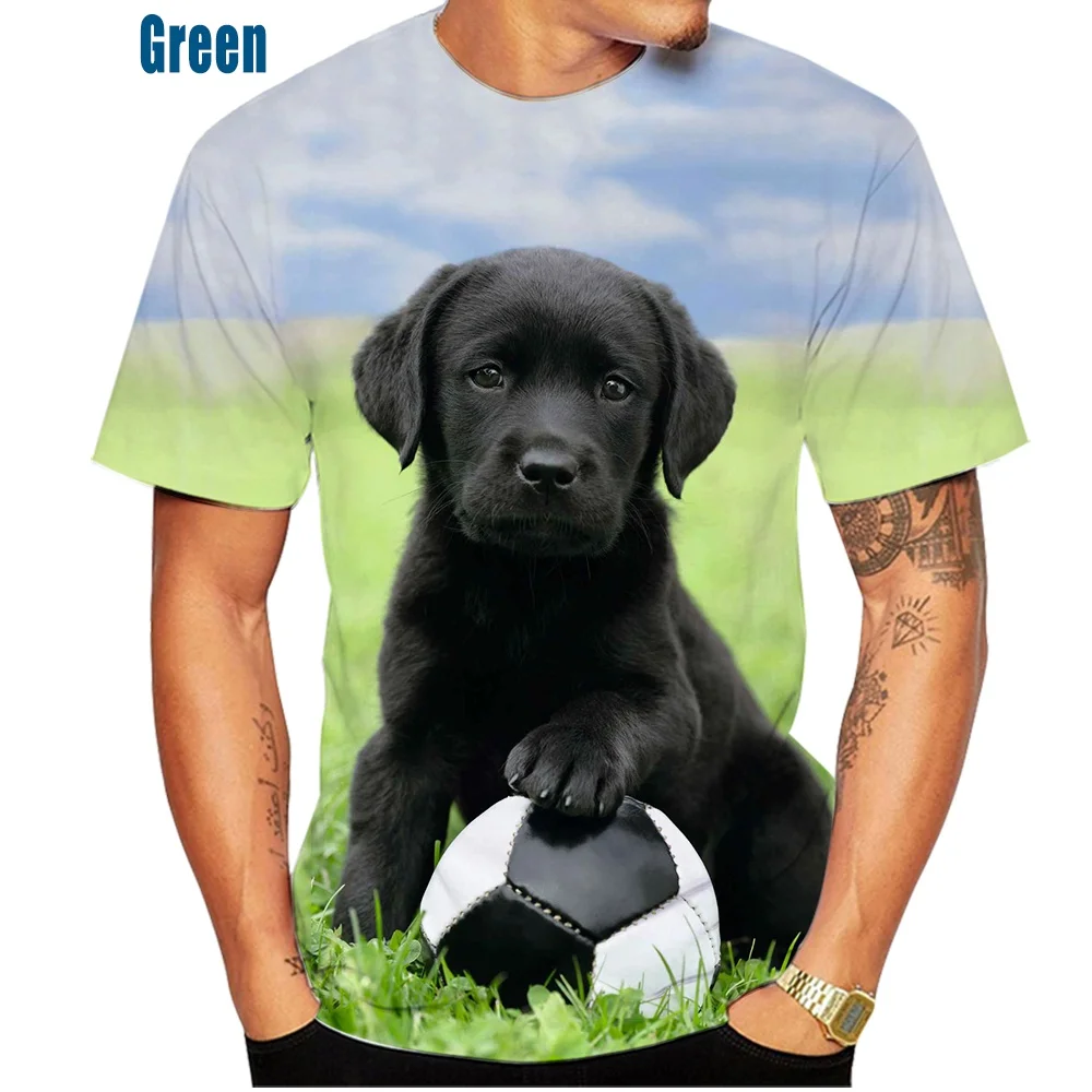 2022 Men and Woman New Labrador Retriever Pet Dog 3D Printing T Shirt Men Summer Funny Casual T Shirt Tops XS~5XL