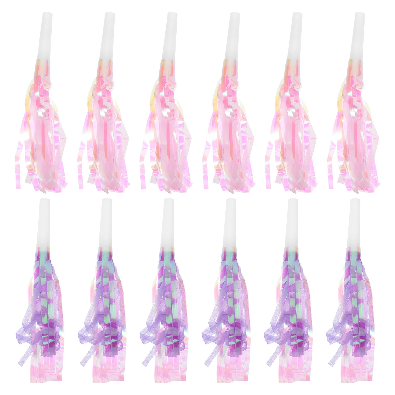 

12 Pcs Blow Dragon Whistle Blowouts Clown Noisemakers Plastic Musical Party Child