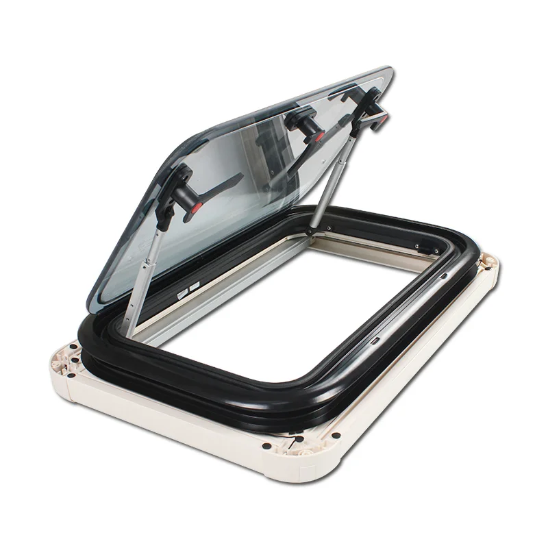 

Camper Trailer RV Accessories 700*400 mm UV resistant high quality Circle angle outer frame car window