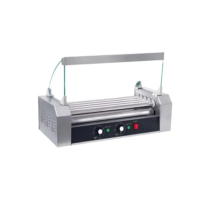 

Casual Snack Machine Supply Electric Hot Dog 5 Roller Grill/Commercial Hot Dog Machine Electric Hot Dog Heater Sausage Machine