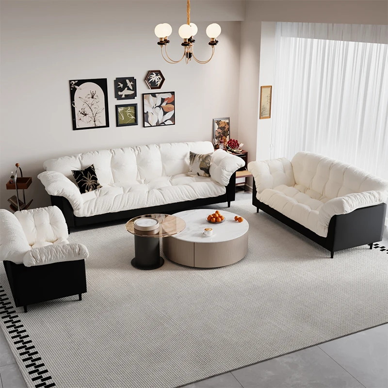 

Fabric Bedroom Lounges Coffee Sofa Living Room Clearance Retro Small Modern Simple Apartment Lazy Armchairs Home Furniture